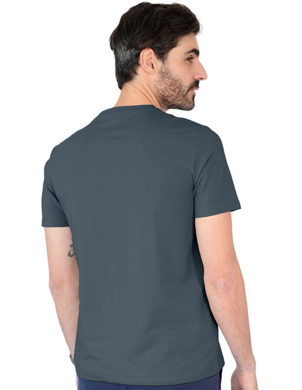 Playera Basica Lisa Premium Caballero Cuello Re... image number null
