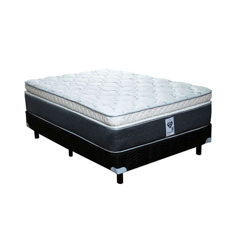 Colch&oacute;n + Box Spring Air Queen Size Gibson Firm... image number null