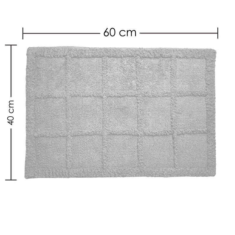 Tapete Waffle 40x60 cm Color Gris claro image number null