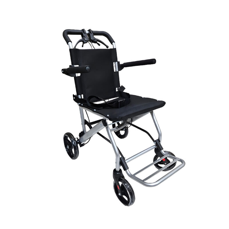 Silla de Ruedas de Traslado Viajera con Frenos ... image number null