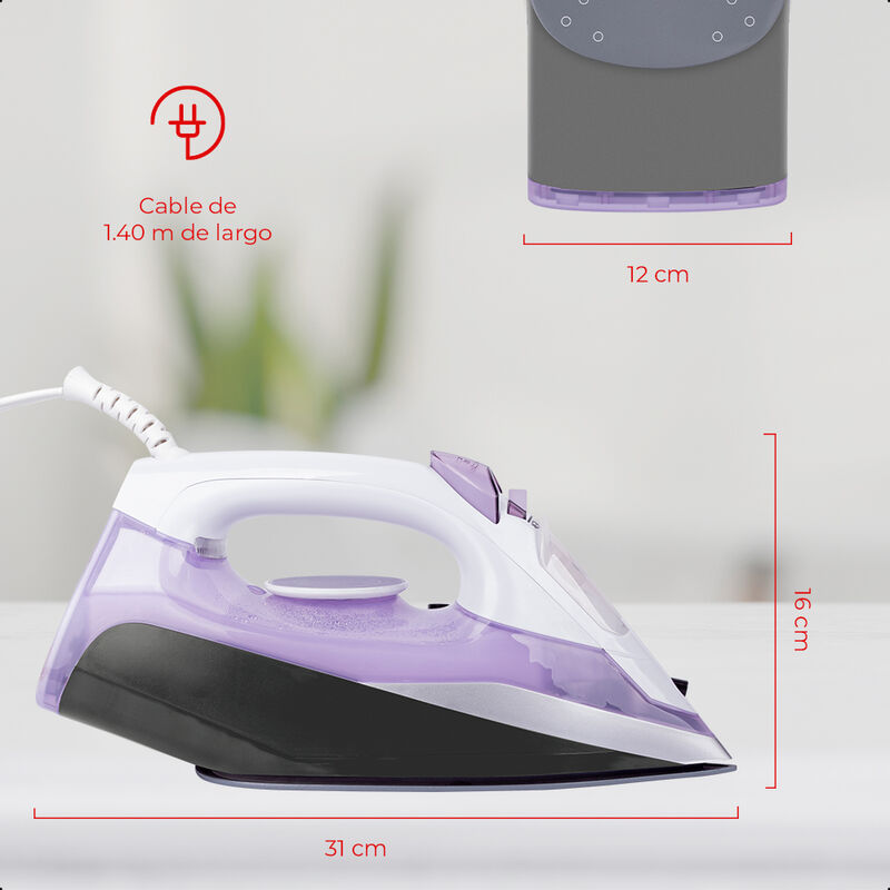 Plancha de vapor DAEWOO 370 ml revestimiento ce... image number null