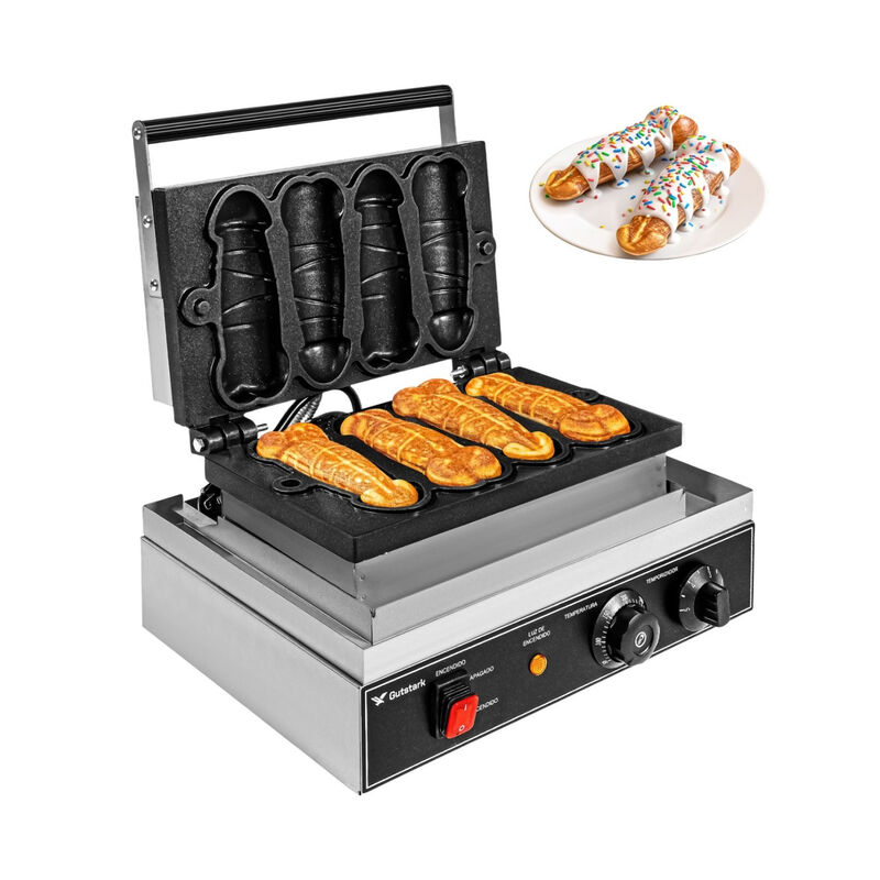 Wafflera Antiadherente El&eacute;ctrica Moldes Figuras... image number null