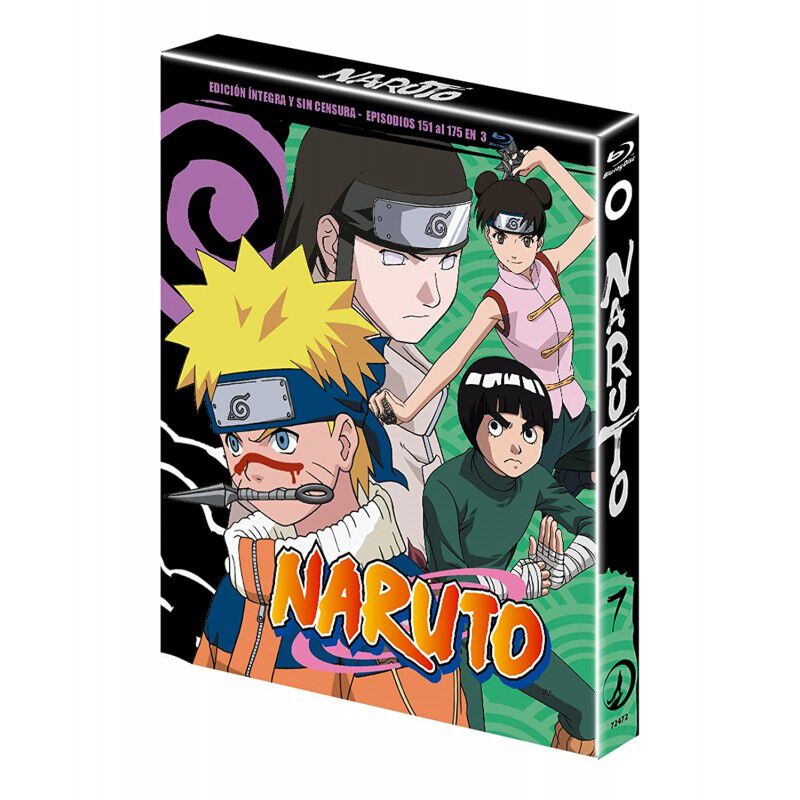 Naruto Caja 7: Episodios Del 151 Al 175 [blu-ra... image number null