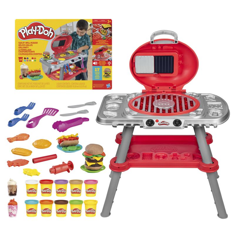 Bbq Grill Playset Play-doh Sizzlin' Grill Con L... image number null