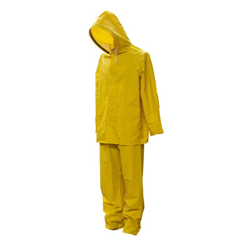 Impermeable Pvc 2 Pzs M Cierre Amarillo Reutili... image number null