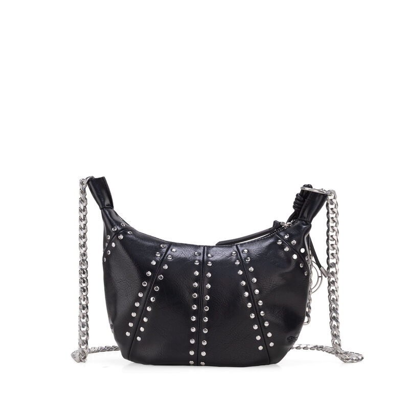 Bolsa Crossbody Grande Con Estoperoles Color Ne... image number null