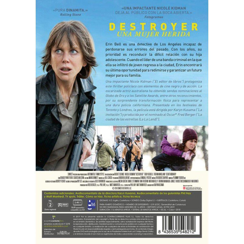 Destroyer. Una Mujer Herida [DVD] image number null