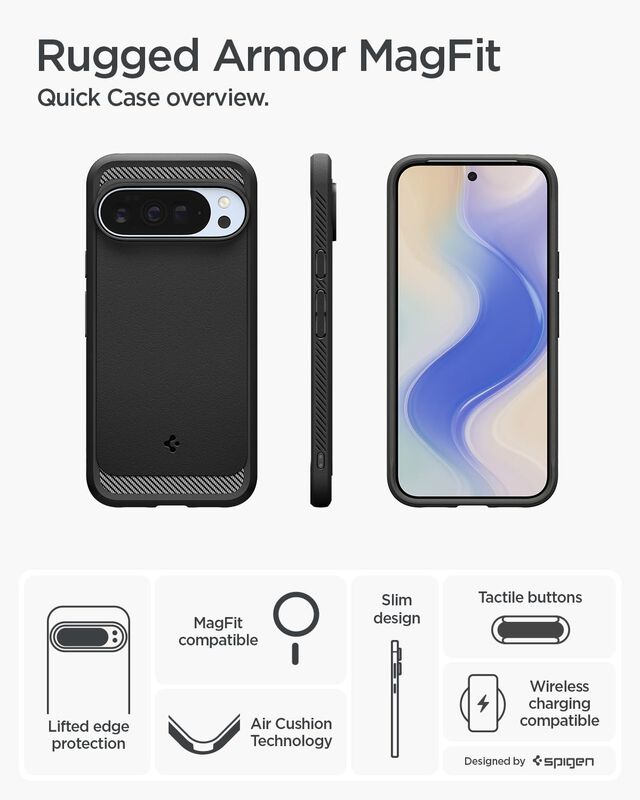 Funda Para Tel&eacute;fono Spigen Pixel 10 Pro Xl Rugg... image number null