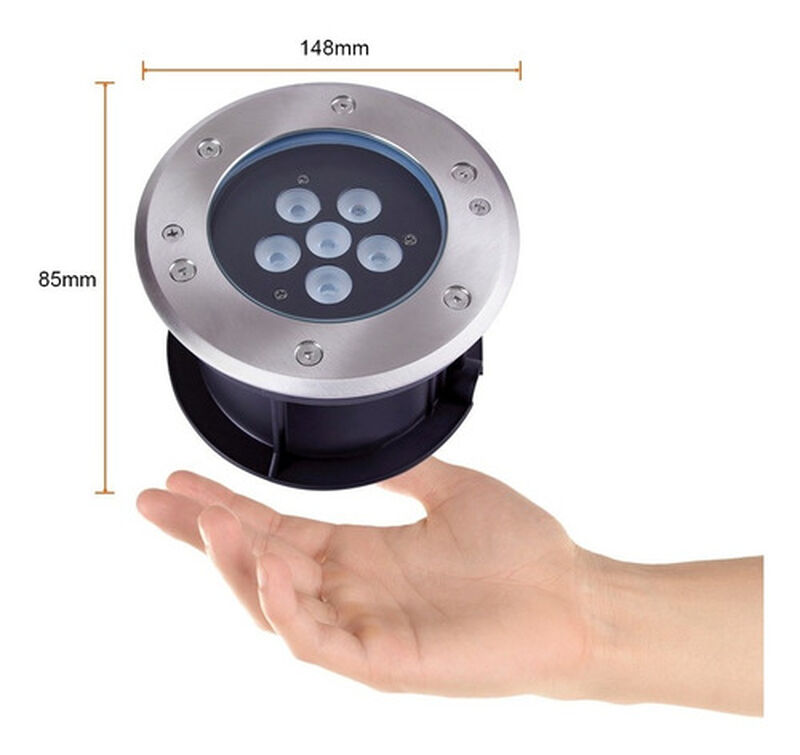 Lampara Led Sumergible Satinado 75w Luz Suave C... image number null