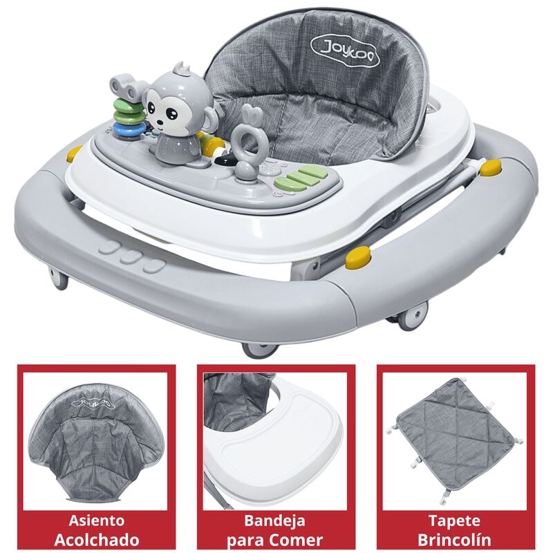 Andadera para Beb&eacute; Mecedora Mono Musical Bast&oacute;n... image number null