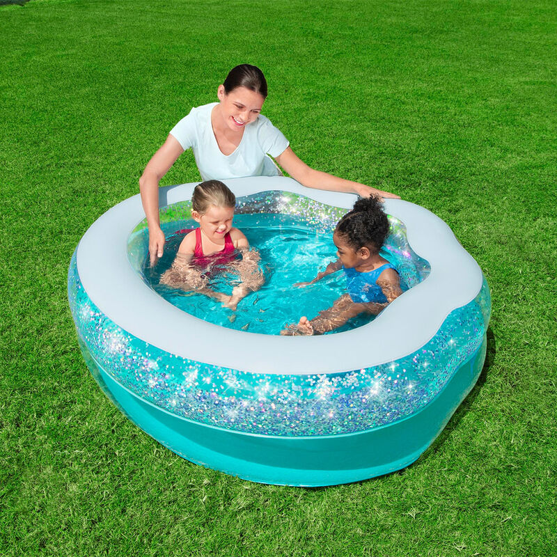 Alberca Inflable Curva 1.50X1.27X.43cm Color Tu... image number null