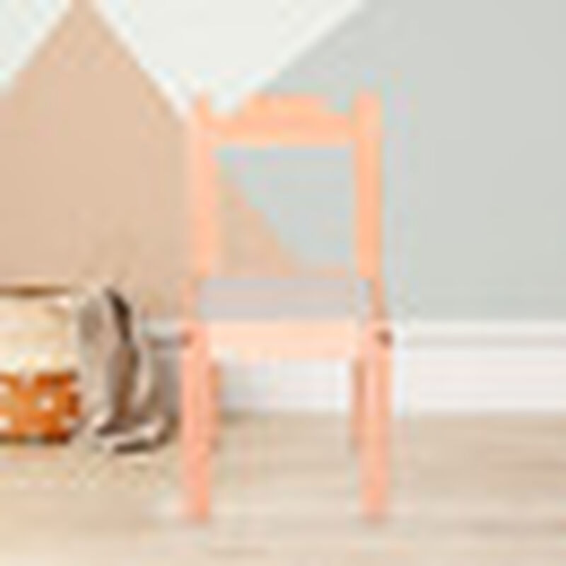 Duduk Silla de Madera Barnizada para Ni&ntilde;os Pequ... image number null