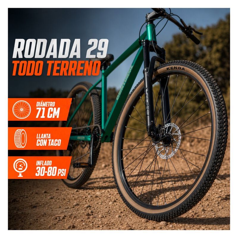 Bicicleta Rodada 29 Monta&ntilde;a Shimano 9 Vel Freno... image number null