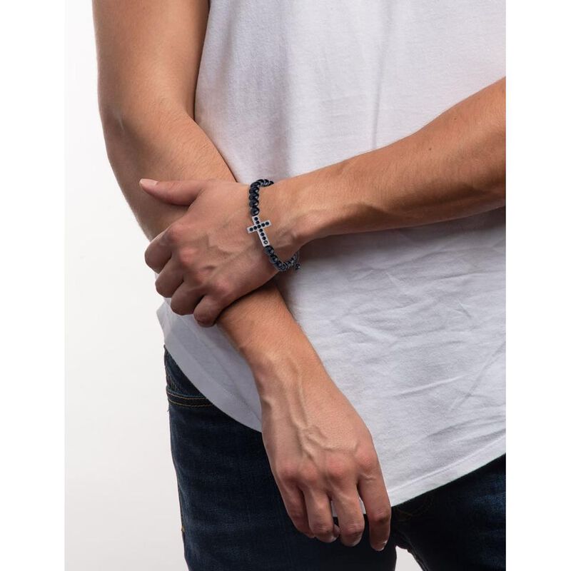 Pulsera Hombre Cruz Brazalete Protector Regalos... image number null