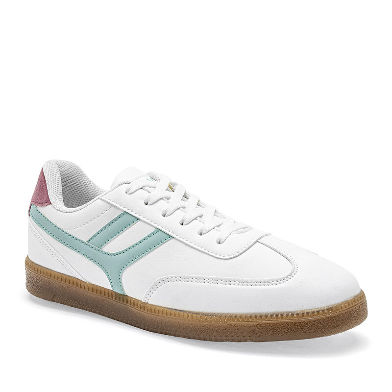 Hs Casual tenis para mujer blanco verde cod 140... image number null