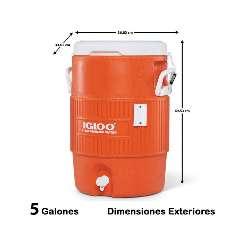 Termo Hielera Con Dispensador Igloo 5 Galones image number null