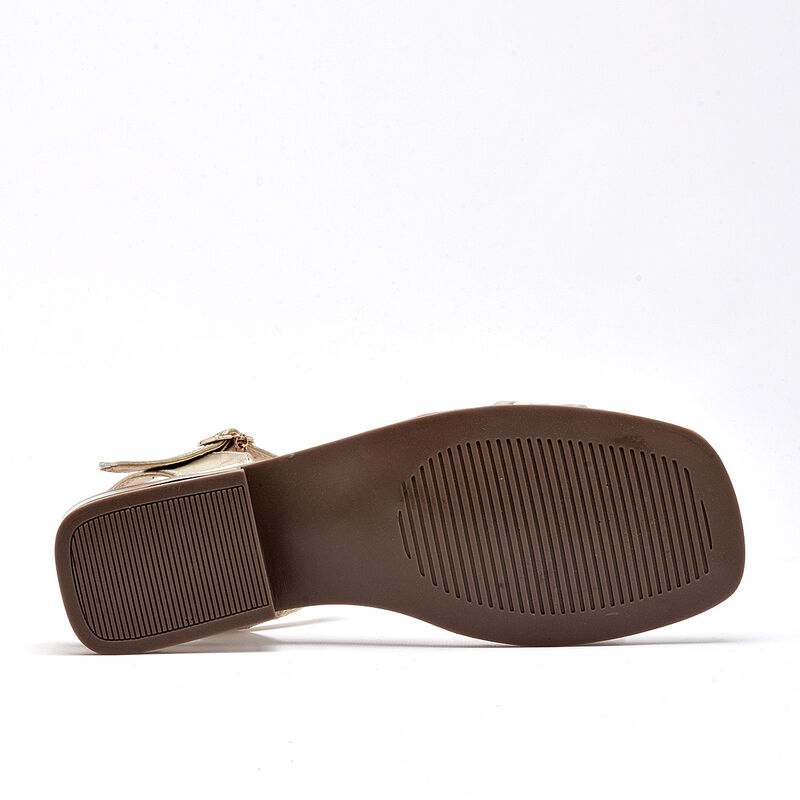 Celex sandalia piso para mujer dorado cod 14031... image number null