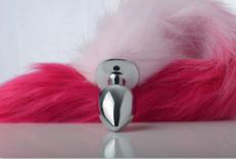 COLITA DE ZORRO ANAL FUCSIA NUBE BUTT image number null