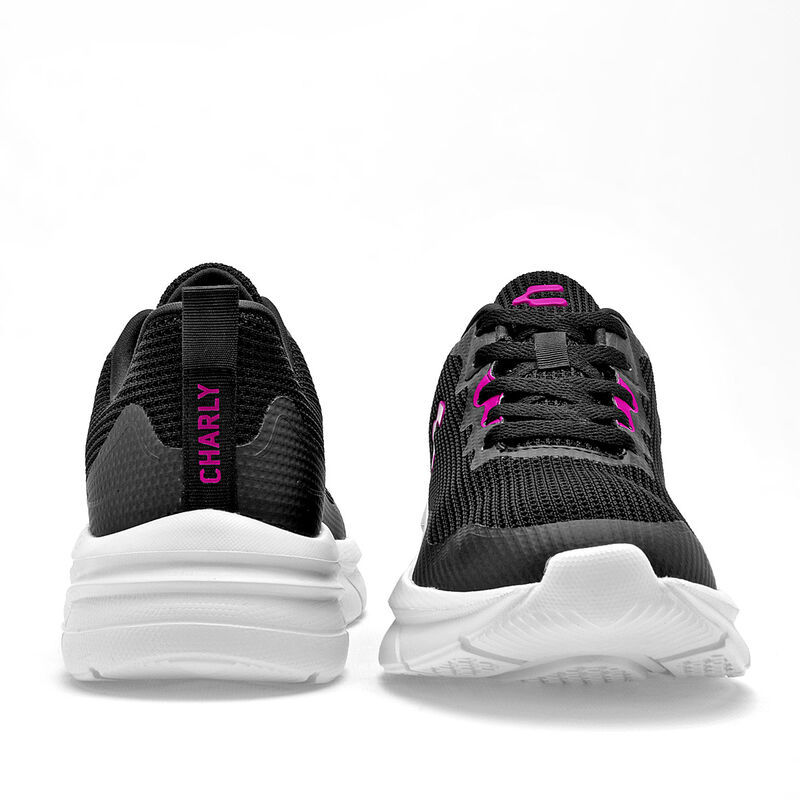Charly Tenis deportivo para mujer negro, walkin... image number null