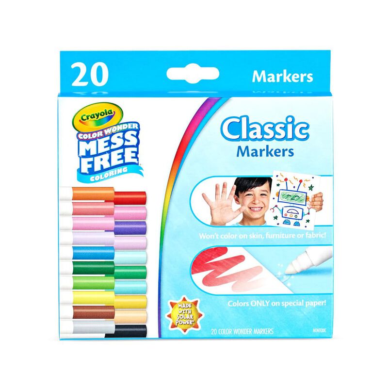 Juego De Rotuladores Crayola Color Wonder 20 Br... image number null