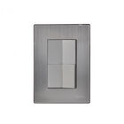 Paquete 5 piezas Placa Con 1 Apagador Sencillo Y 1 Apagador Escalera De 1.5