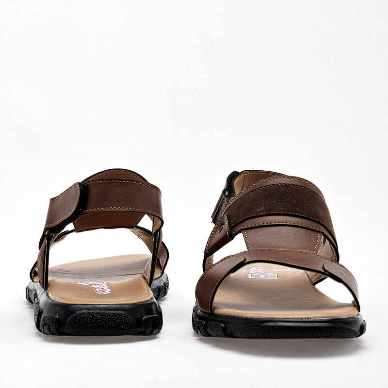 Yondeer Sandalia para joven camel caf&eacute; image number null