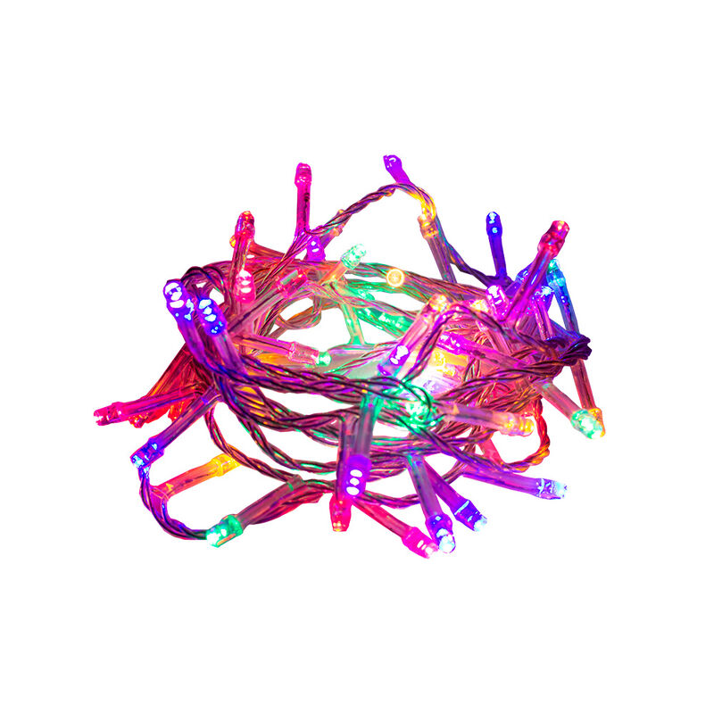 Tira Decorativa 60 Focos Luz Led Multicolor 8 F... image number null