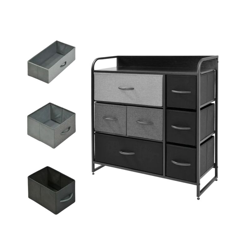 Cajonera de 7 Cajones con 3 Niveles y 1 Repisa ... image number null