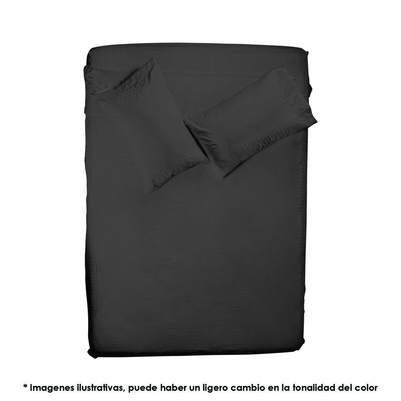 Juego de Sabanas Tacto Seda Matrimonial 3 pzas ... image number null