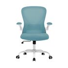 Silla de Oficina Azul Ajustable con Reposabrazos Bluelander