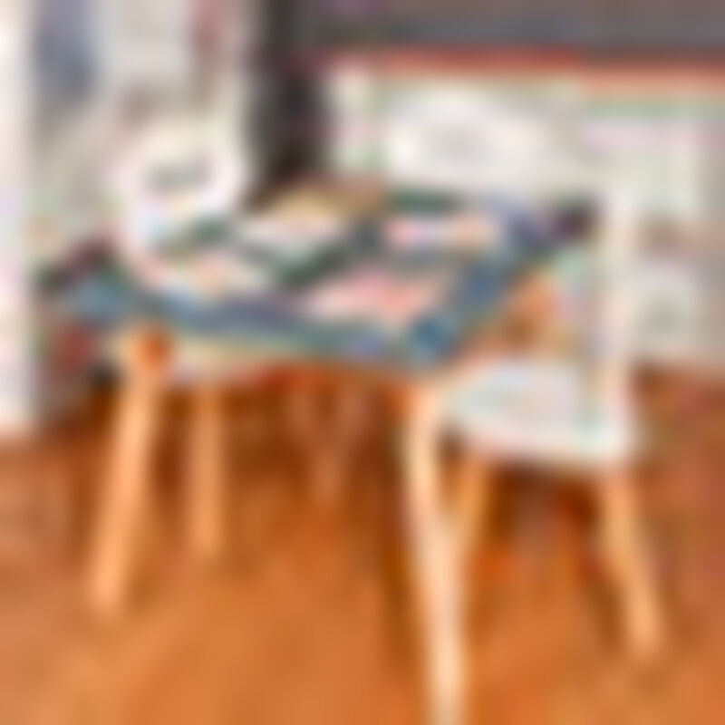 Mesa Rectangular Amplia de Madera para Ni&ntilde;os Y ... image number null