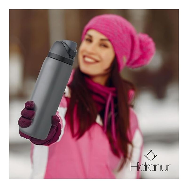 Termo Tipo Owala de Acero Inoxidable 32 Oz  Gri... image number null