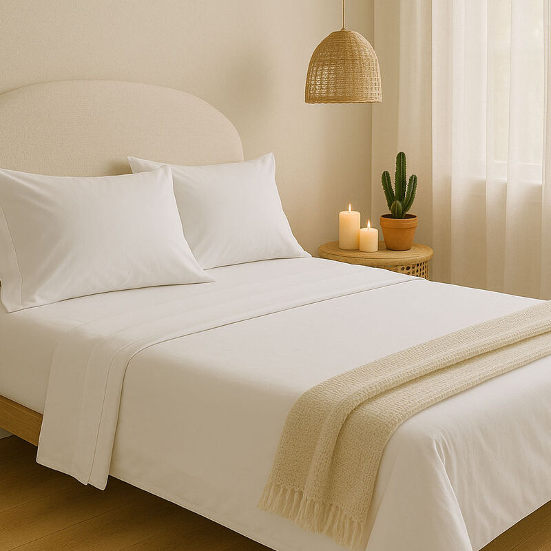 Juego de S&aacute;banas King Size 100% Algod&oacute;n Premium... image number null