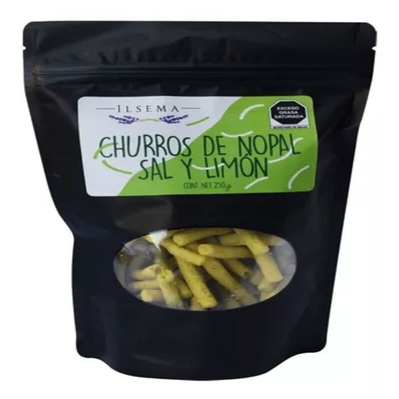 CHURRO DE NOPAL SABOR SAL Y LIMON 60GR image number null
