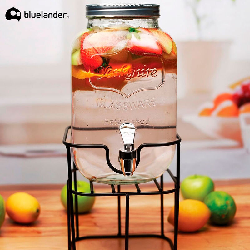 Vitrolero Dispensador con Base de Hierro Bluela... image number null