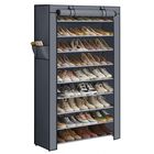 Zapatero Songmics De 9 Niveles Para 40-50 Pares Con Funda De Tela Gris