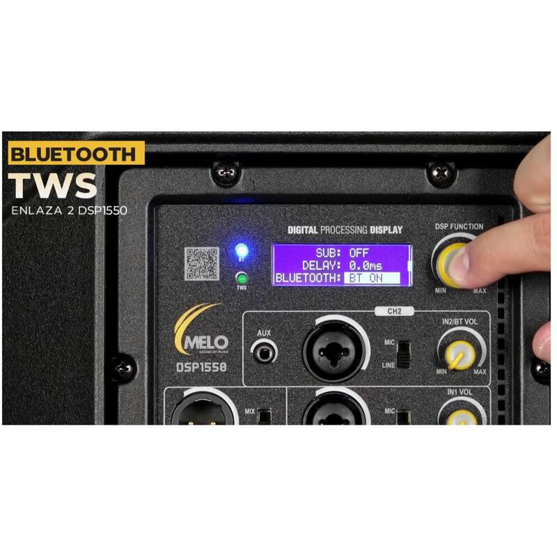 Melo DSP1550 Bafle Activo 15 Pulgadas 800w RMS ... image number null