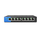 Switch Linksys Metalico Escritorio 8 Ptos Gigabit No Admin