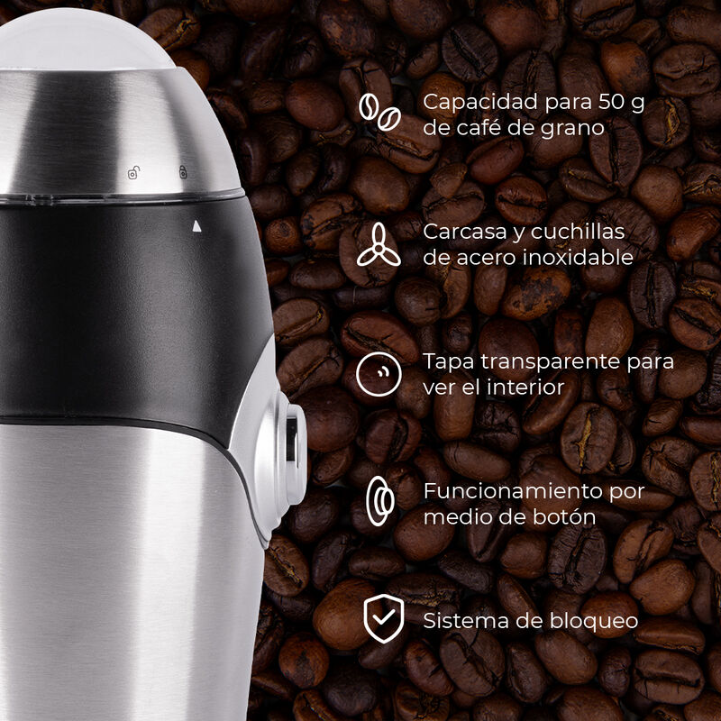 Molino para caf&eacute; de grano Daewoo DCG-362 con bo... image number null