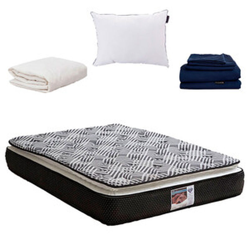 Colchón Queen Size Spring Air Omega+Sábanas Dic... image number null