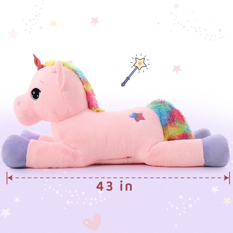 Animal De Peluche Tezituor, Unicornio Gigante, ... image number null