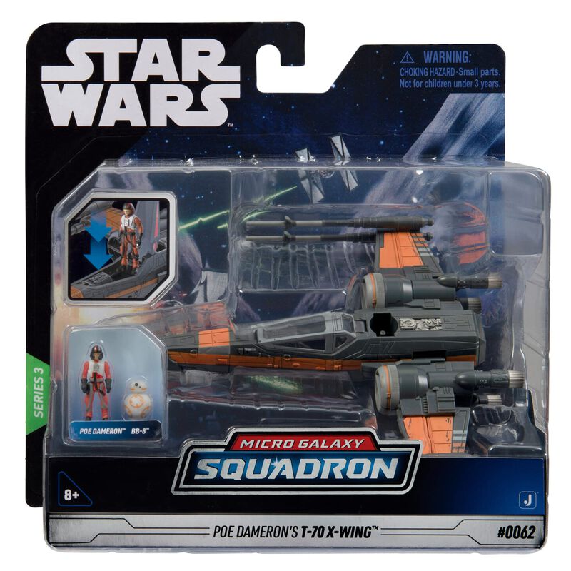 Toy Star Wars Micro-galaxy Squadron Poe Dameron... image number null