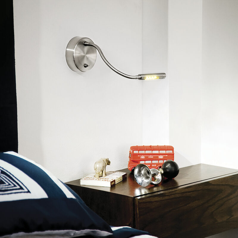 Lampara Para Lectura Satinado 2w Luz Suave C&aacute;li... image number null