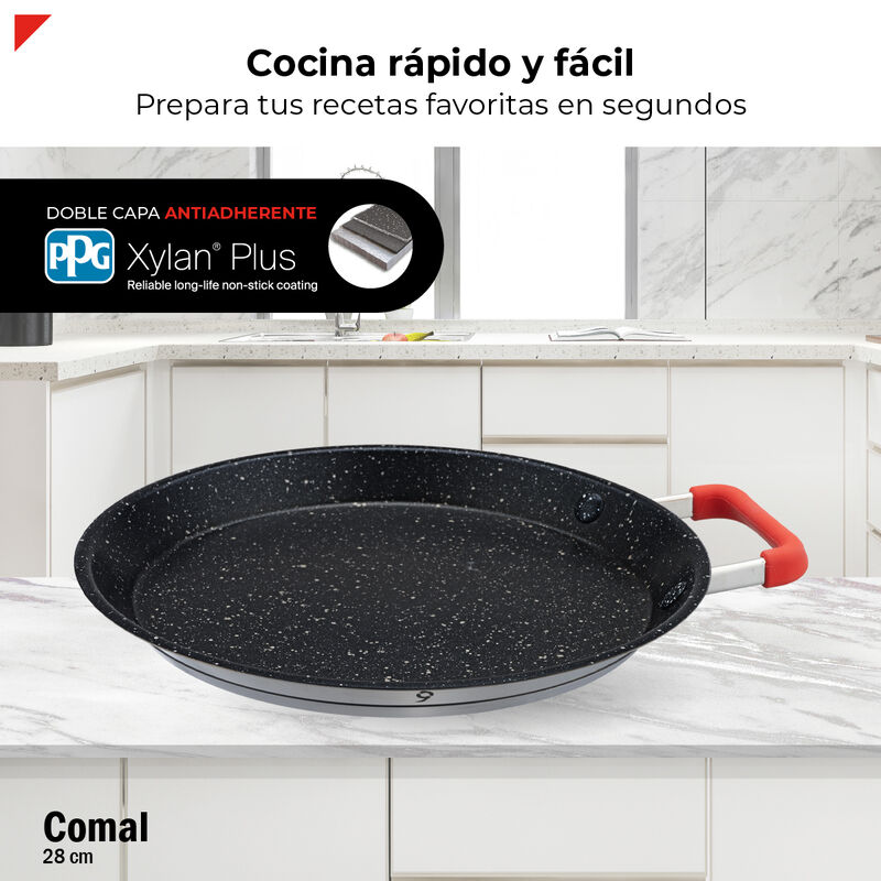 Bogner Comal 28cm Acero Inox Antiadherente Asa ... image number null