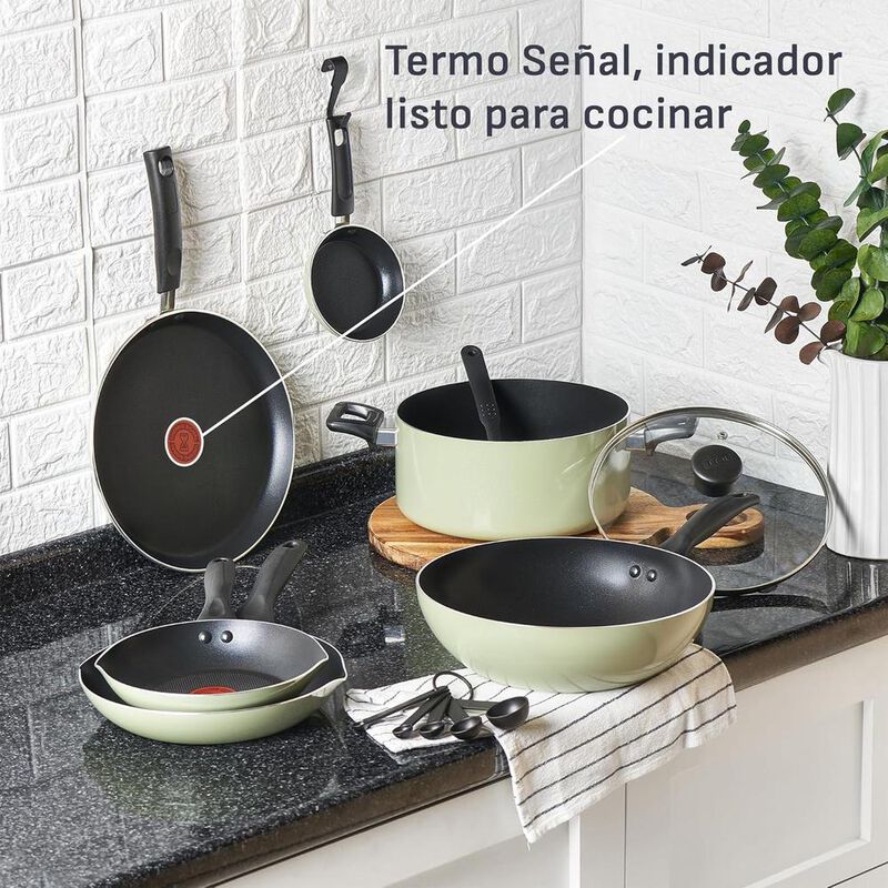 Bater&iacute;a Cocina T-fal Antiadherente 26 Piezas Ve... image number null