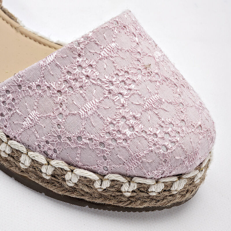 Moramora alpargata para ni&ntilde;a rosa beige cod 141... image number null