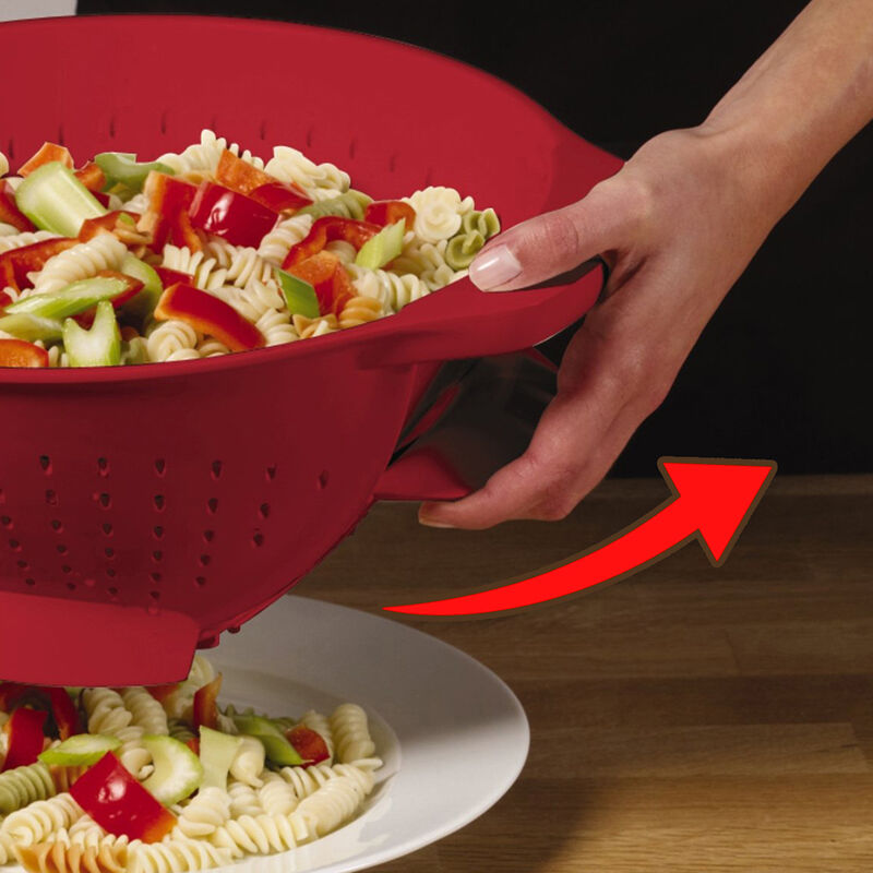 Colador con Apertura Farberware 4.7 Litros Rojo image number null