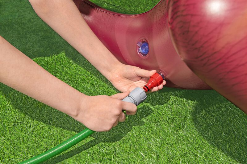 Dinosaurio Inflable Gigante Lansa Agua 3 A&ntilde;os e... image number null