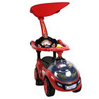 Montable Correpasillos para Niños Luz y Sonido Bastón con Toldo - Rojo