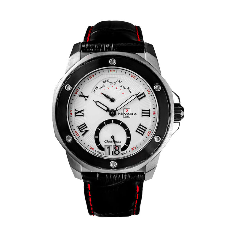 Reloj Nivada MoonMaster Cab Ac/Piel Blanco Roma... image number null